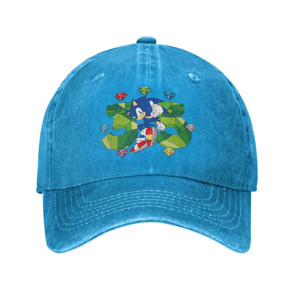 Стильная Бейсболка SSonic 35-й Юбилей Летняя Тракерная Кепка Для Мужчин Взрослых Повседневная Для Бега Хиппи Солнце Snapback Кепка