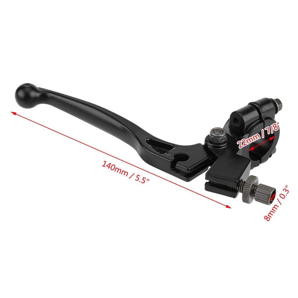 Jeffergarden Daytona Motorcycle Clutch Levers with Mirror Holder Motorcycle Clutch Levers Brake Clutch Short