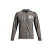 Summit Series Logo Print Knit Training Hooded Jacket Men Jackets Charcoal-Grey 1366232-066