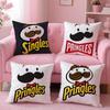 Бренды Pringles Наволочка Удобная Двусторонняя Подушка Идеально для Автомобиля Дивана Спальни и Других Мест