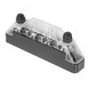 48V 150A 4 Post Power Distribution Terminal Block 7 Way Bus Bar with Cover for Cars RVs Boats