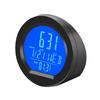Solar Car Clocks Digital LCD Auto Clock Temperature Time Display Dashboard Clocks Backlight Electronic Clock Automatic Switch