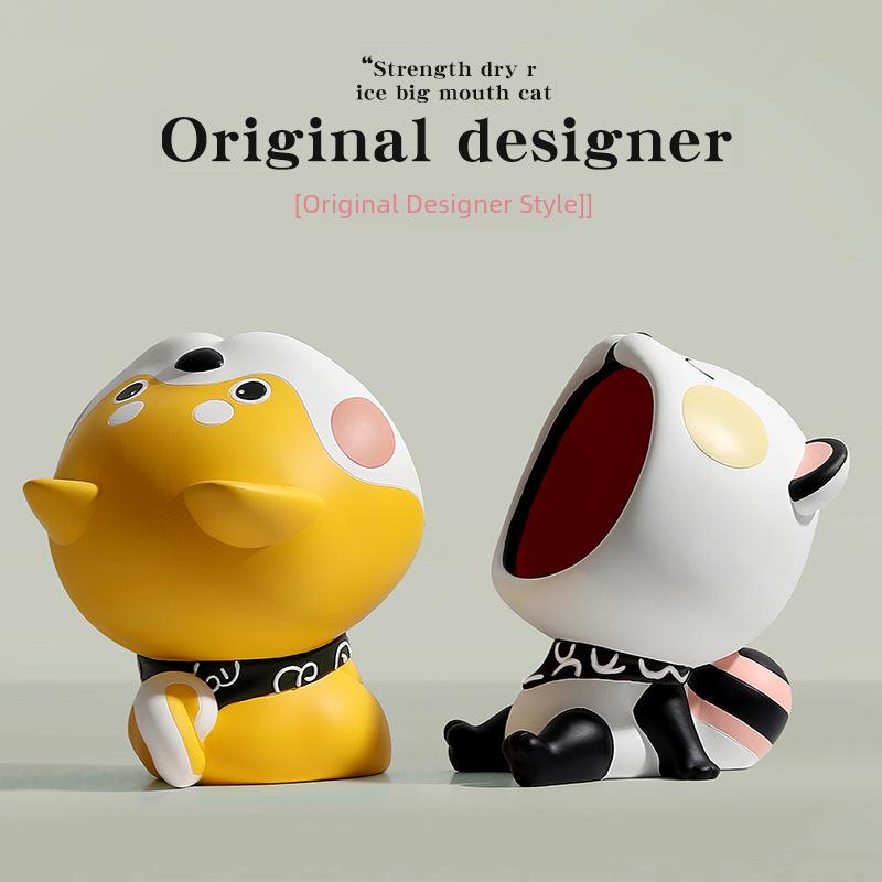 Украшение для рабочего стола «Мультяшный большой рот» — хранилище ключей и домашний декор, подарок на новоселье