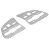2pcs Round Steering Wheel Button Trim Cover Replacement for Mercedes Benz A / B / C / E Class 2020