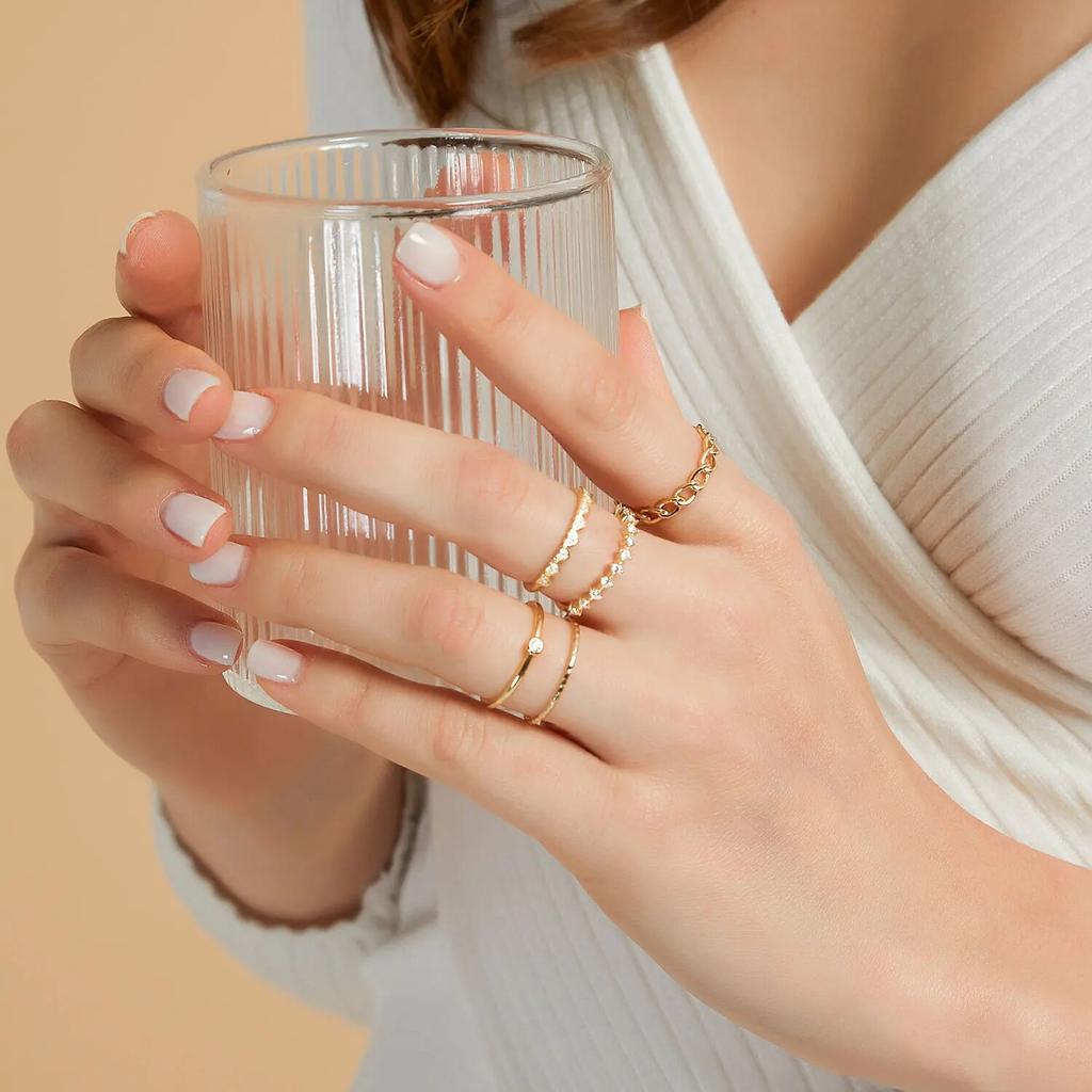 Кольца из 100% стерлингового серебра 925 пробы, сердце, золото, драгоценный камень, циркон, свадебное обручальное кольцо для женщин, ювелирные изделия