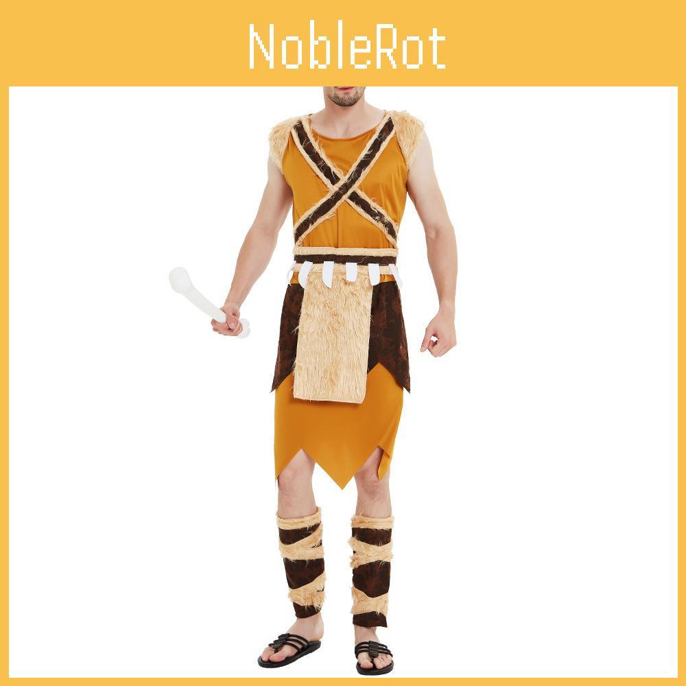 Trendy Unisex Primitive Costume For Couples Featuring Game Theme Design And Comfort