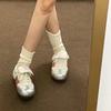 Женская обувь Новые модные универсальные нишевые туфли Повседневная белая обувь