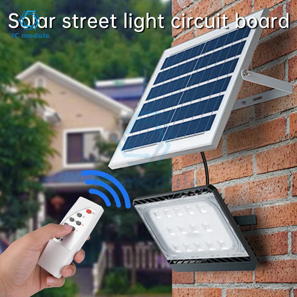 Solar Street Light Circuit Board Solar Light Driver Control Board With Remote Control Long Light Timer 6.4V 7.4V 11.1V 12V