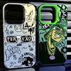 Модный уличный чехол для телефона Ferxxo с граффити для iPhone 17 16 15 14 13 12 11 mini Pro Max X XR XSMAX 8 7 Air Plus Противоударный матовый