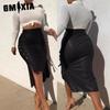 GMXIA Женская модная повседневная летняя весенняя юбка
