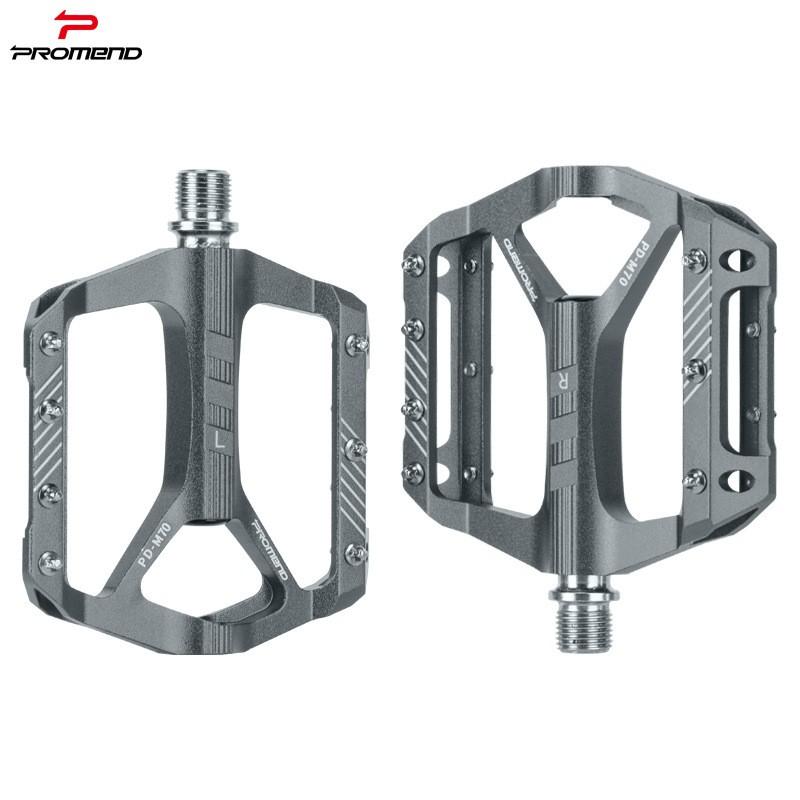 Aluminum Alloy Bicycle Pedals With Sealed Bearings Large Platform Non-Slip Surface Mountain Commuter Bikes