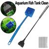 Scraper For Aquarium Fish Tank Accessories Flat Sand Algae Removal Scraper Sponge/Blade Cleaning Tools Aquarium Cleaning Utensil