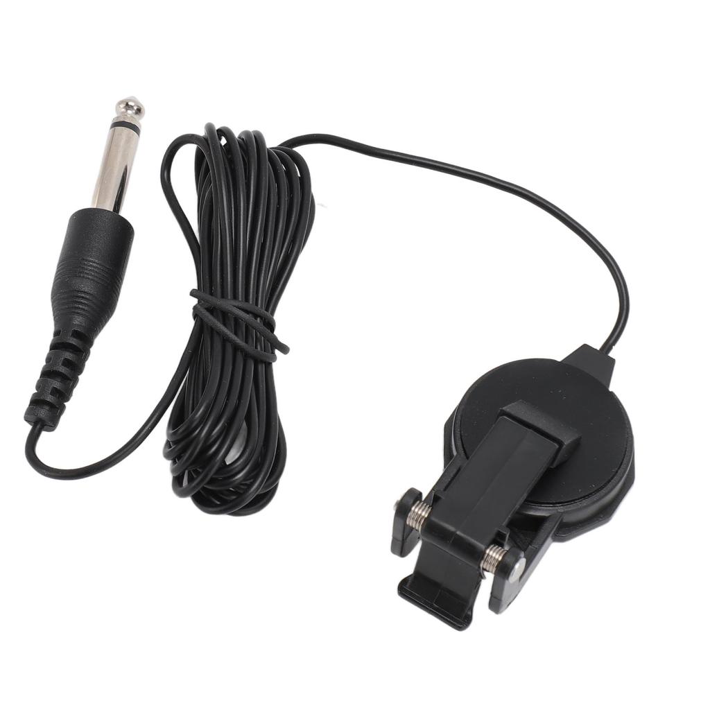 6.35mm Jack Clip On Pickup Clip On Acoustic Guitar Pickup Microphone Pickup for Violin Ukulele Acous