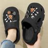 Hole Shoes Men Wear Non-slip Thick Soles In Summer, New Cartoon Bag Head Beach Cool Slippers Women's Nurse