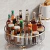 Kitchen Turntable Storage Rack Transparent Sturdy Kitchen Rotating Tray Suitable for Kitchen Living Room Food Storage
