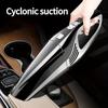 Автомобильный пылесос, портативный, мощный, мощный, со сверхсильным всасыванием, небольшой мини-ручной пылесос для использования в транспортных средствах