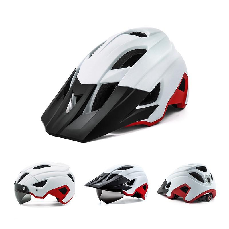Full-Integrated Mountain Bike Helmet With Visor Brim Off-Road Cycling Unisex Adult Bicycle PCEPS All-Season