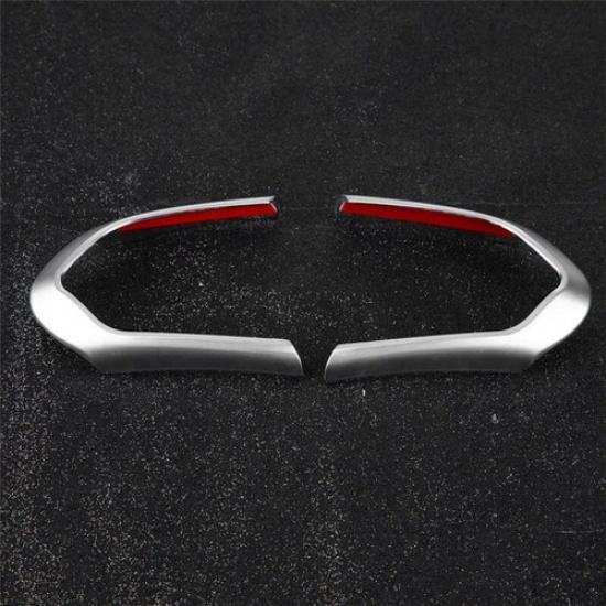 For BMW F10 F20 F13 F15 F16 X5 X6 Msport Steering Wheel Strip Frame Trim Silver
