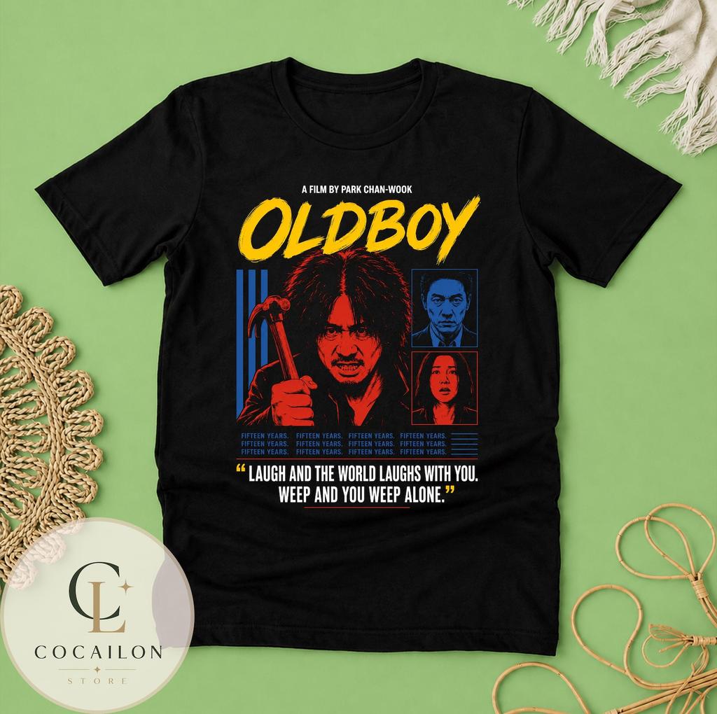 Oldboy Korean Thriller Graphic Tee, Park Chan-wook Neo Noir Film Shirt