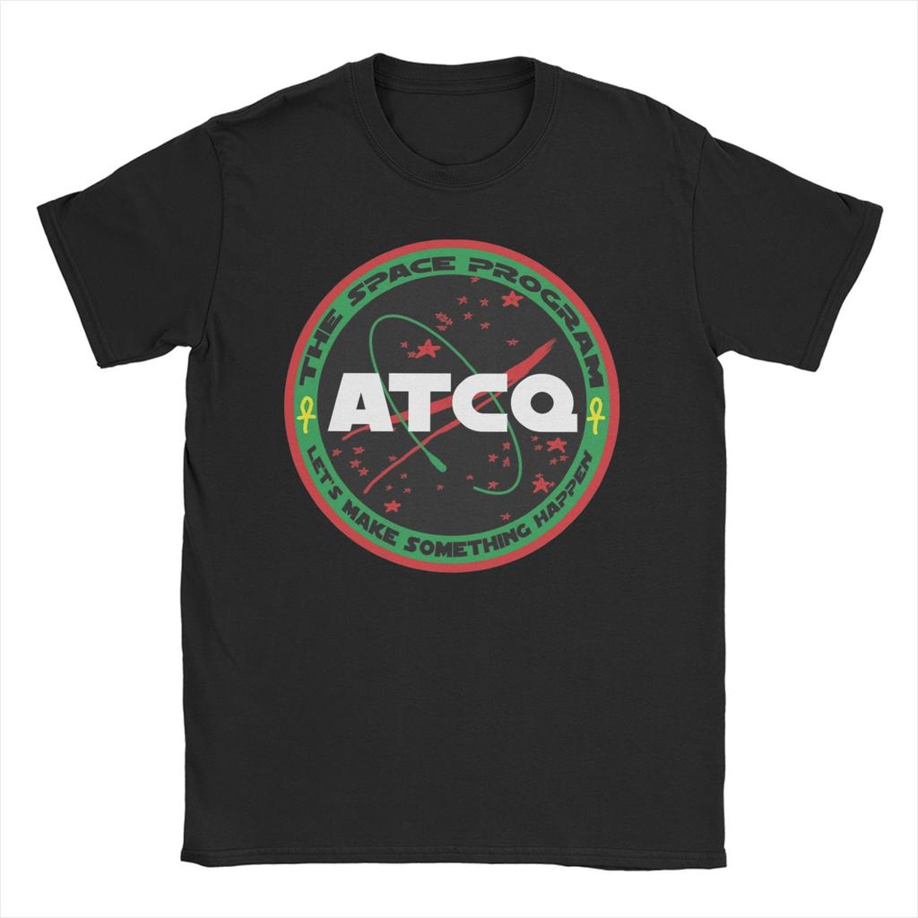 Мужские Женские Футболки De La Soul ATCQ A Tribe Called Quest Одежда из Чистого Хлопка Винтажные Футболки с Коротким Рукавом Футболки Большого Размера