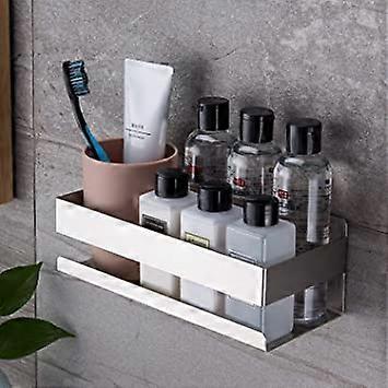 tagre de Douche Auto-adhsif Panier de Douche Sans Perage Etagre de Salle de Bain Acier Inoxydable