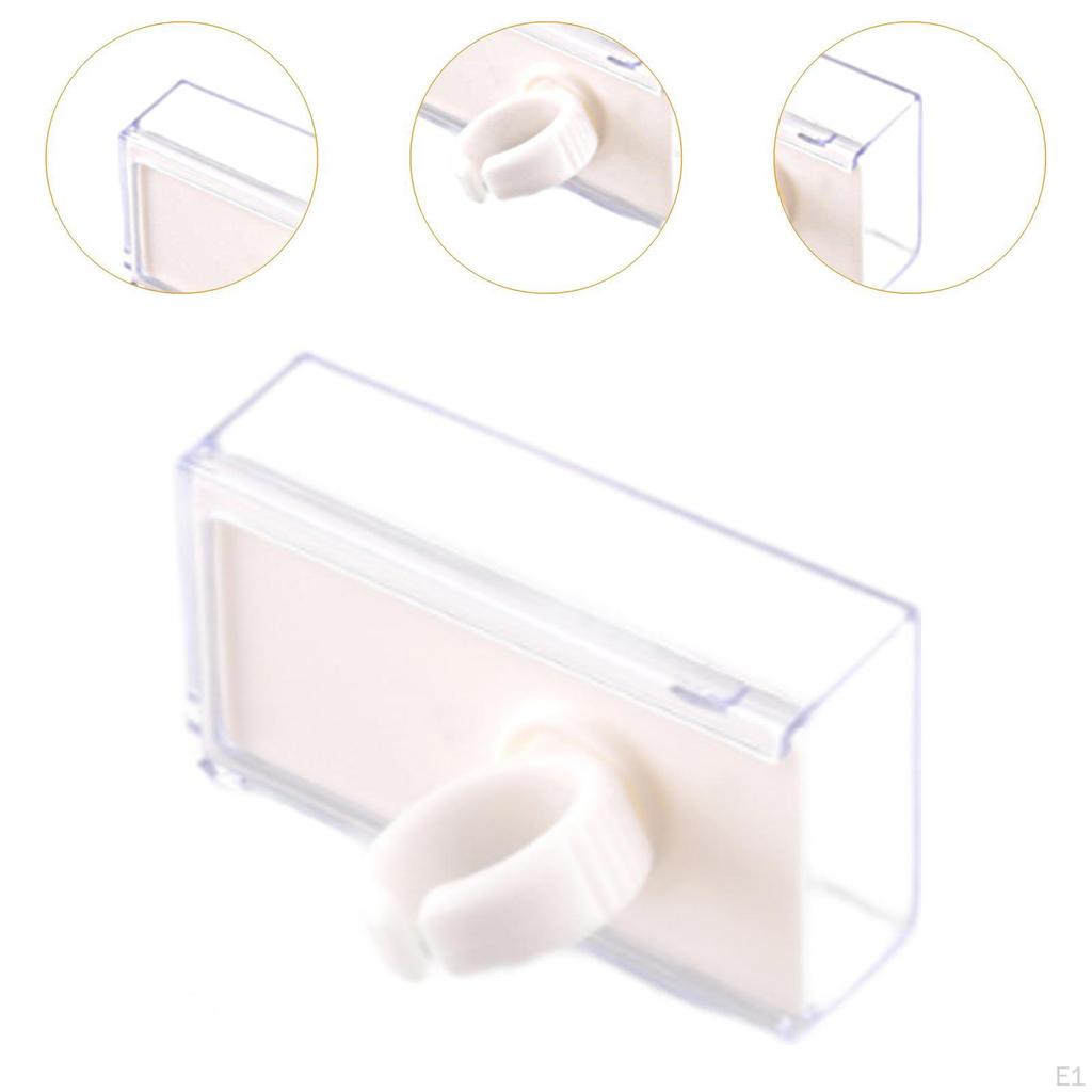 Fake Eyelash Tray Extension Pallet Display Board Mini Multiuse with Dustproof Cover