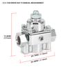 12-804 & 12-803 Upgrade Adjustable Fuel Pressure Regulator, w/ Gauge Replacement for Holley & Edelbrock carburetors