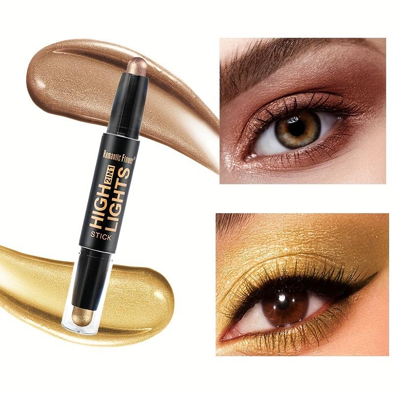 Double Head Highlighter Stick Contouring Stick Eyeshadow Contour 3 In 1 Makeup Waterproof Makeup