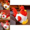 High Quality Pp Cotton Filled Plush Rooster Toy Comfortable Soft Chicken Doll Featuring Various Fun Colors