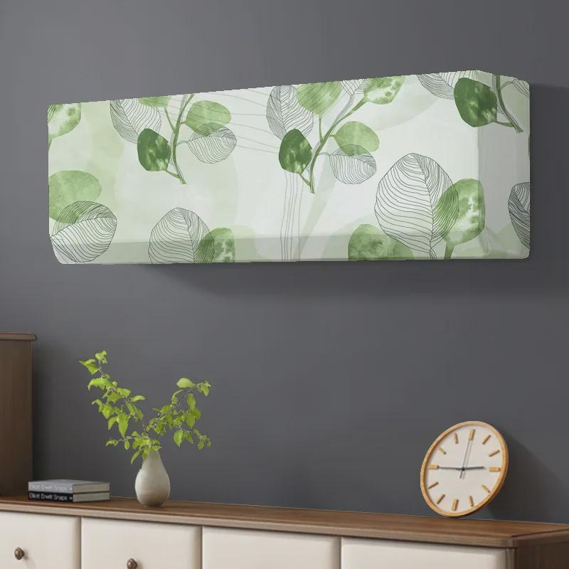 Универсальный мультяшный чехол для кондиционера воздуха: Моющиеся и эластичные для спальни