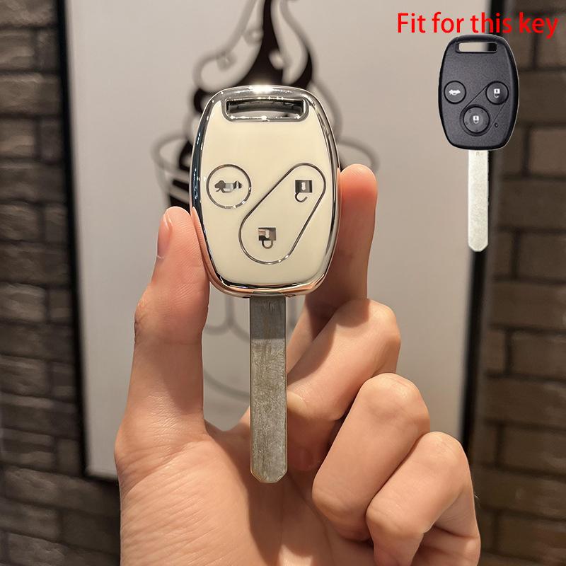 Чехол для дистанционного ключа автомобиля из ТПУ с 2/3 кнопками для Honda Fit CIVIC JAZZ Pilot Accord CR-V Freed Freed Pilot StepWGN Insight Protector