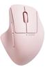 Elecom SHELLPHA Wireless Mouse, Bluetooth, Quiet, Antibacterial, 5 Buttons + Tilt Wheel, Pink, M-SH30BBSKPN