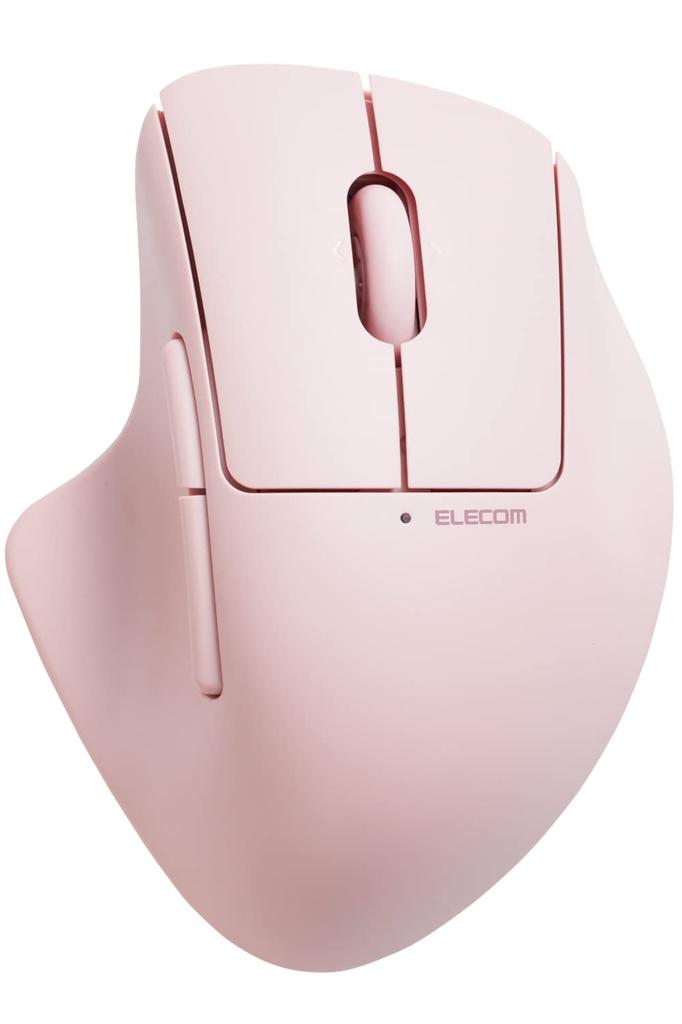 ELECOM Wireless Mouse SHELLPHA 5 Buttons Tilt Mouse, Bluetooth, Quiet, Antibacterial, + Wheel, Pink, M-SH30BBSKPN