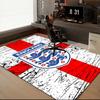 England Football Crest Printed Office Carpet Chair Cushion  Entryway Rug, Rugs for Living Room, Bedroom Christmas gifts