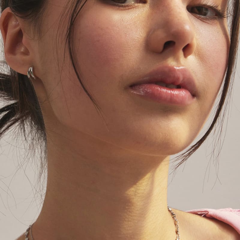 eenie beenie two-line one-touch earrings ENJ24EW016,ENJ24EP017,ENJ24EY018