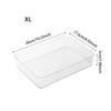 1Pcs Transparent Desk Storage Organizer Drawer Table Jewelry Container Makeup Organizer Box