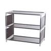 3/4Tier Shoe Tower Shelf Shoes Rack Organizer Shelf Storage Cabinet Nonwoven Shelf
