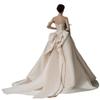 2025 Vintage Satin Halterneck Wedding Dress - Simple, Elegant Evening & Photography Style