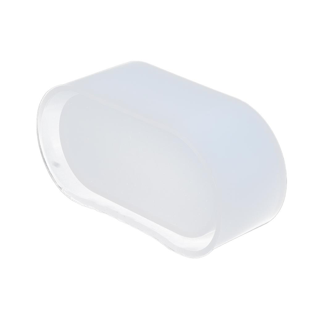 Silicone Mold Long Ellipse Smooth Easy Demolding Resin Mold for Jewelry Storage Box Flowerpot Gift