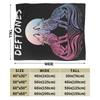 D-Deftoness Nu Metal Plush Blanket Child  Flannel Throw Blanket For Living Room Soft Design Quality Bedspread Gift Idea