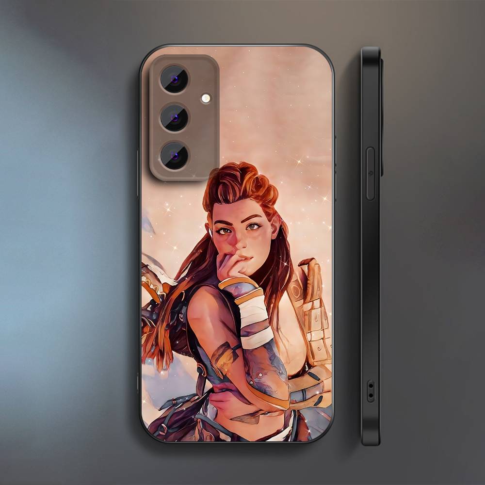 Чехол для телефона H-Horizon Forbidden West Aloy для Samsung S22,S24,S20,S25,S23,S30,S26,Ultra,Plus,5G ,Fe,Lite Черный