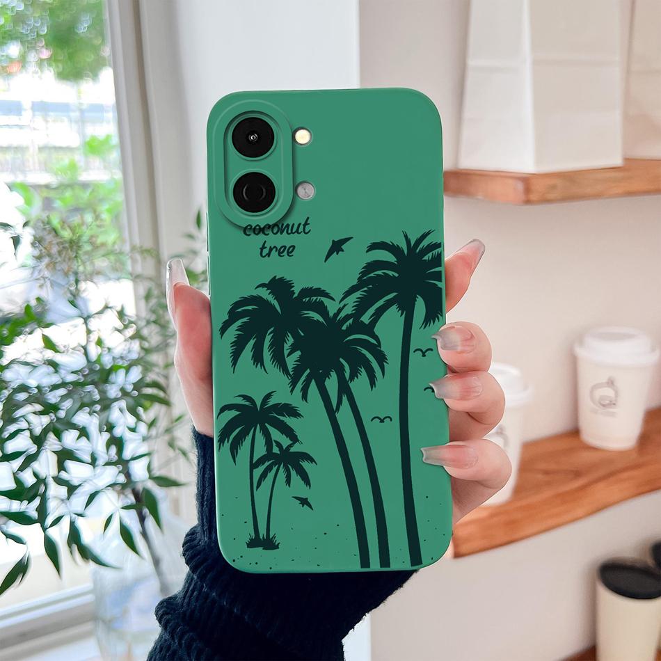 Чехол для Tecno Pop 20 / Spark Go 3 Стильный дизайн Задняя крышка для Tecno Pop20 / Spark Go3 Мягкий жидкий силикон Легкий корпус