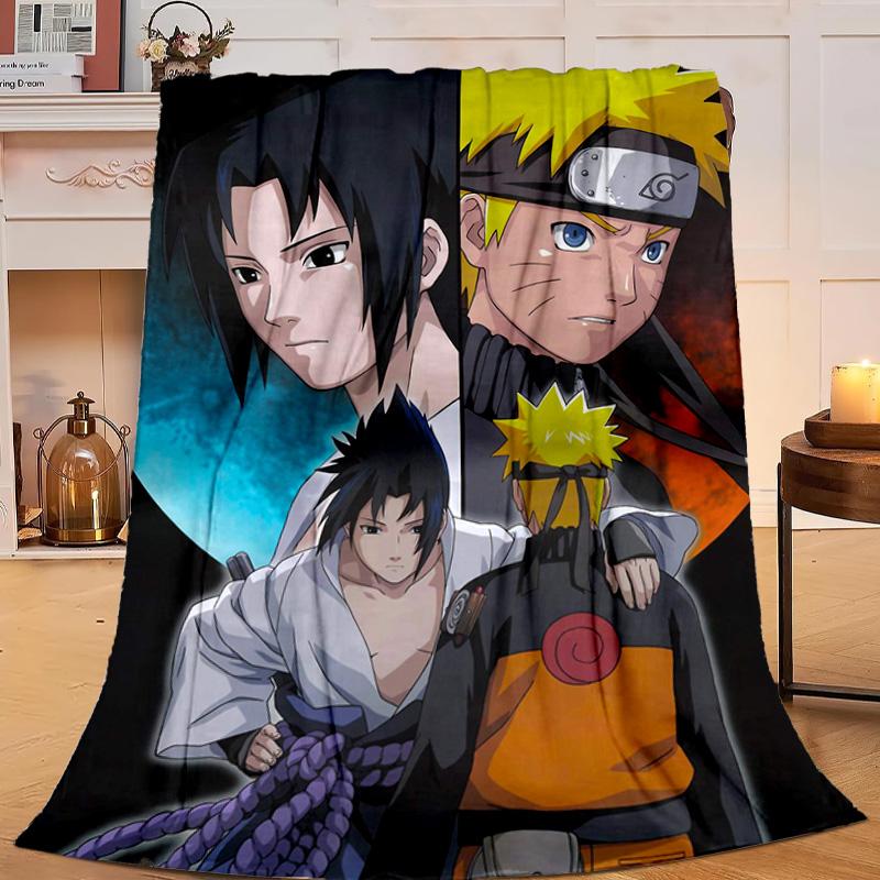 1PC Ninja Saga Flannel Blanket Gift, Suitable for Both Men And Women, Soft Ideal for Beds And Sofa, Birthday Or Christmas Gift