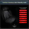30s Fast Heating Car Seat Cushion  Autumn Winter Electric Pad  Safe Warm Lumbar Support, Small Cars Special