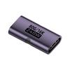 Портативный USB C female-female адаптер, высокая скорость передачи данных, 240 Вт, 80 Гбит/с, 16K 60 Гц, для телефона, ноутбука