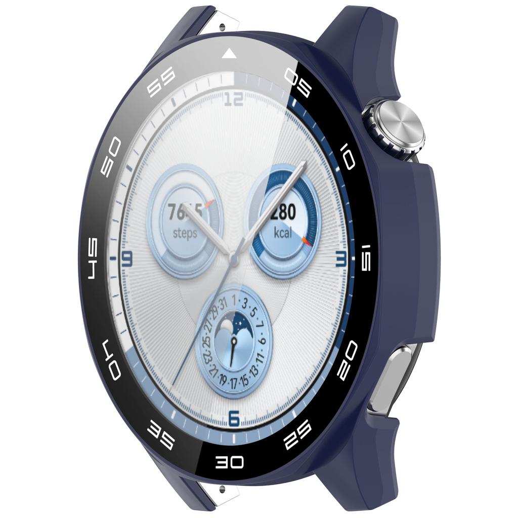 Для Huawei Watch GT5 46 мм защитный чехол 2-в-1 защитный чехол с защитным стеклом для экрана корпус часов с закаленным стеклом