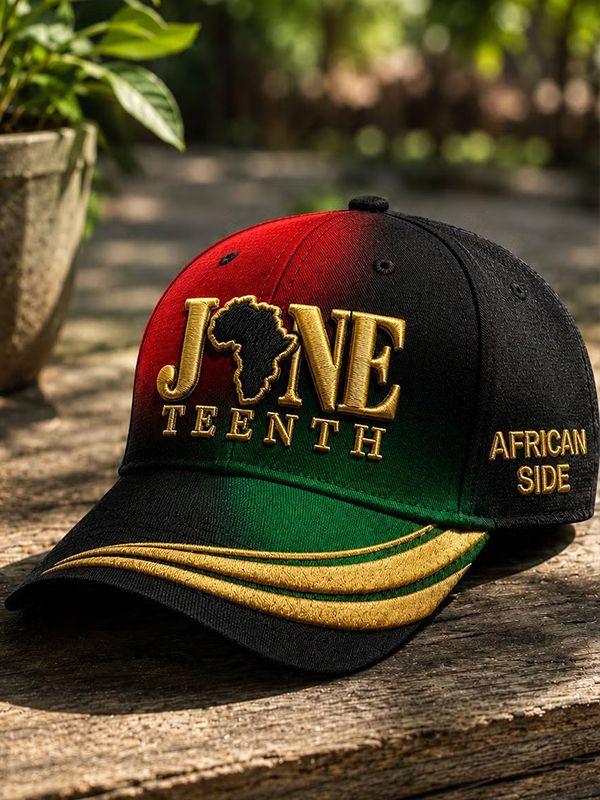 Digital all-print baseball cap, American anniversary sunscreen cap, retro old men's and women's ripped cap