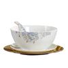 Northern Scenery 32-Piece Bone China Dinnerware Set