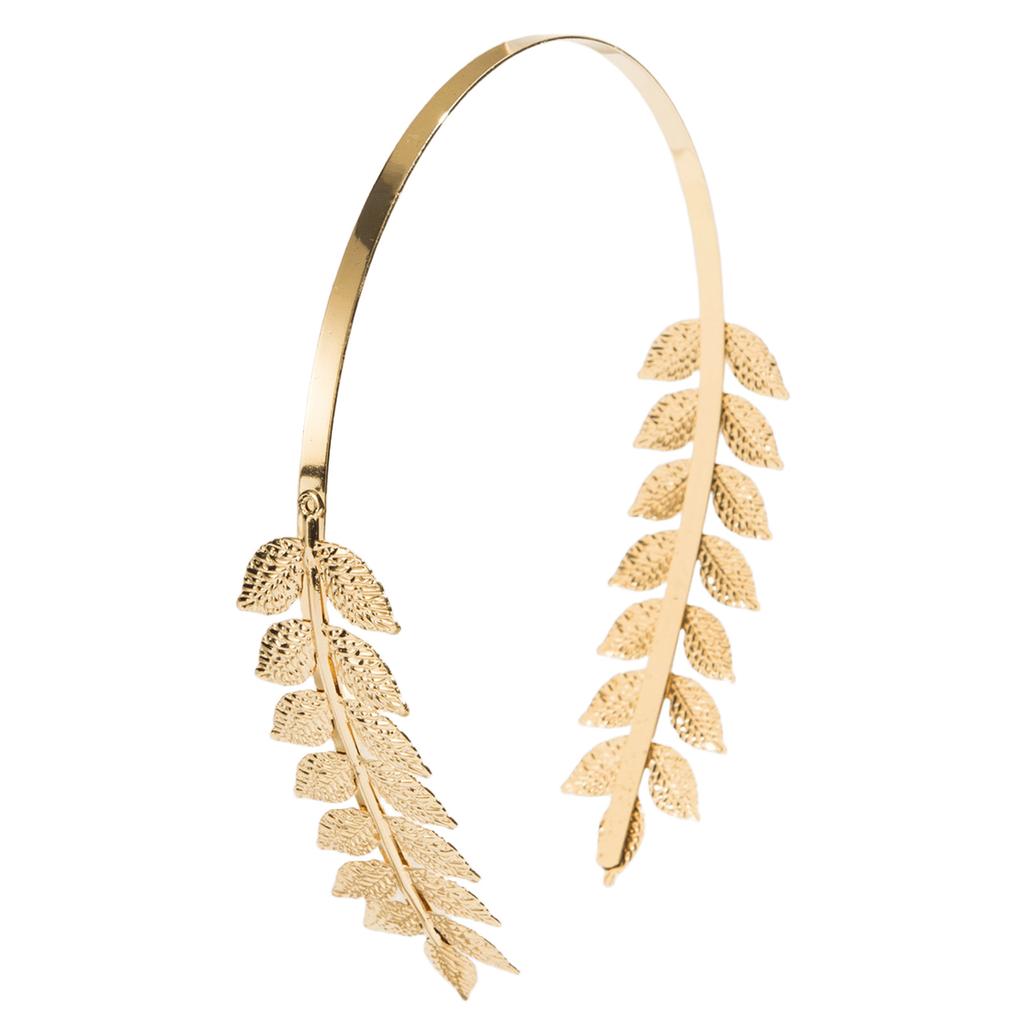 Лавровый обруч для волос готический золотой лист греческая укладка волос для живого выступления повязка на голову готический карнавал костюм ведьмы