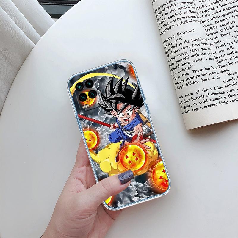 Dragon Ball Goku Transparent Phone Case for Motorola Moto G7 G8 G9 G84 G85 G73 G24 G15 Z2 Play Power Plus